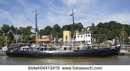 Icebreaker Stettin, Museum Harbor Oevelgönne, Hamburg, Germany, Europe View Large Photo Image Stock Photo - Icebreaker Stettin, Museum Harbor Oevelgönne, Hamburg, Germany, Europe. Fotosearch
