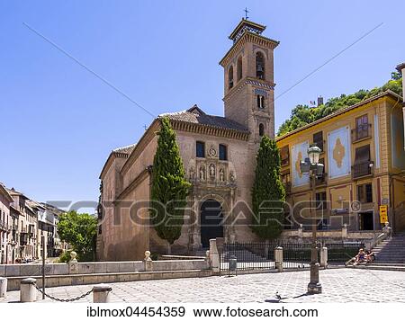 Iglesia de Santa Ana, Santa Ana Church, Granada, Andalucía, Spain, Europe View Large Photo Image Stock Photo - Iglesia de Santa Ana, Santa Ana Church, Granada, Andalucía, Spain, Europe. Fotosearch