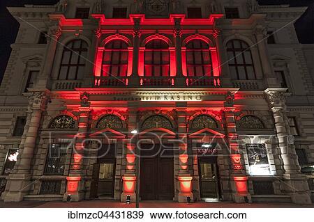 Illuminated Burgtheater im Kasino, theater and casino, Schwarzenbergplatz, Vienna, Austria, Europe View Large Photo Image Stock Photo - Illuminated Burgtheater im Kasino, theater and casino, Schwarzenbergplatz, Vienna, Austria, Europe. Fotosearch