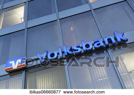 Illuminated logo of the Volksbank Düsseldorf Neuss eG at the Königsallee branch, Düsseldorf, North Rhine-Westphalia, Germany, Europe View Large Photo Image Stock Photo - Illuminated logo of the Volksbank Düsseldorf Neuss eG at the Königsallee branch, Düsseldorf, North Rhine-Westphalia, Germany, Europe. Fotosearch