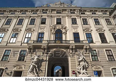 Imperial Chancellory Wing, Hercules statues, left Hercules and Busiris, right Hercules and Antaeus, Hofburg Palace, Vienna, Austria, Europe View Large Photo Image Stock Photo - Imperial Chancellory Wing, Hercules statues, left Hercules and Busiris, right Hercules and Antaeus, Hofburg Palace, Vienna, Austria, Europe. Fotosearch
