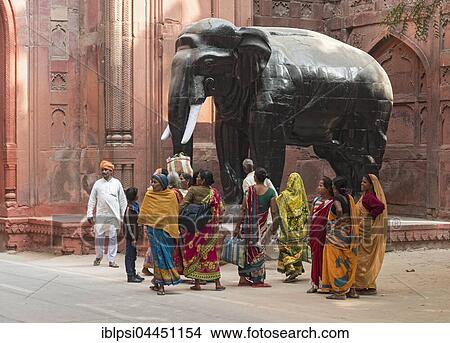 Indian people at Elephant Gate, Red Fort, Old Delhi, Delhi, India, Asia View Large Photo Image Picture - Indian people at Elephant Gate, Red Fort, Old Delhi, Delhi, India, Asia. Fotosearch