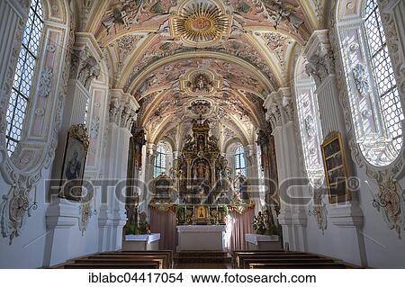 Interior and chancel of Chapel of the Holy Blood in Fischbachau, Upper Bavaria, Bavaria, Germany, Europe View Large Photo Image Picture - Interior and chancel of Chapel of the Holy Blood in Fischbachau, Upper Bavaria, Bavaria, Germany, Europe. Fotosearch