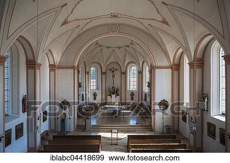 Interior and sanctuary of Parish Church of Mary's Assumption in Miesbach, Upper Bavaria, Bavaria, Germany, Europe View Large Photo Image Stock Photo - Interior and sanctuary of Parish Church of Mary's Assumption in Miesbach, Upper Bavaria, Bavaria, Germany, Europe. Fotosearch