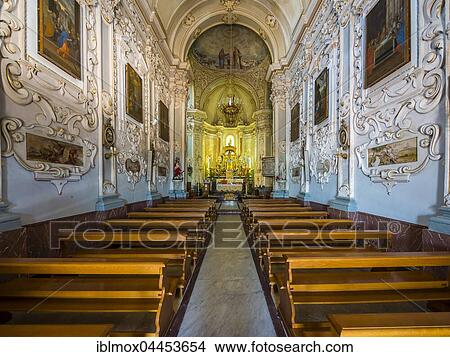 Interior, church of San Giuseppe, historic centre, Taormina, Sicily, Italy, Europe View Large Photo Image Picture - Interior, church of San Giuseppe, historic centre, Taormina, Sicily, Italy, Europe. Fotosearch
