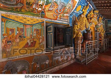 Interior of Aluvihara Rock Cave Temple, Buddhist statues and murals, Central Province, Sri Lanka, Asia View Large Photo Image Stock Image - Interior of Aluvihara Rock Cave Temple, Buddhist statues and murals, Central Province, Sri Lanka, Asia. Fotosearch