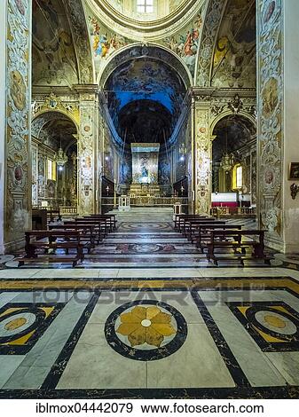Interior of Basilica di San Sebastiano, Acireale, Sicily, Italy, Europe View Large Photo Image Stock Photo - Interior of Basilica di San Sebastiano, Acireale, Sicily, Italy, Europe. Fotosearch
