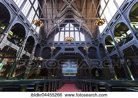 Stock Photograph - Interior of Kiruna Church, Kiruna kyrka, Lapland, Northern Sweden, Sweden, Europe. Fotosearch