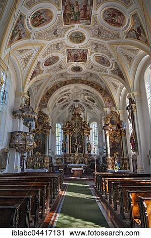Interior of Parish Church of St. Andrew, Fischbachau, Upper Bavaria, Bavaria, Germany, Europe View Large Photo Image Stock Image - Interior of Parish Church of St. Andrew, Fischbachau, Upper Bavaria, Bavaria, Germany, Europe. Fotosearch