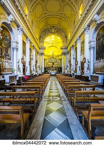 Interior of Parrocchia Maria SS Church. Annunziata, Acireae, Sicily, Italy, Europe View Large Photo Image Stock Image - Interior of Parrocchia Maria SS Church. Annunziata, Acireae, Sicily, Italy, Europe. Fotosearch