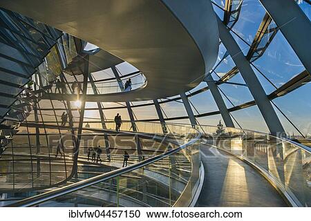 Interior of Reichstag dome with visitors in evening light, Reichstag, Bundestag, Berlin, Germany, Europe View Large Photo Image Stock Image - Interior of Reichstag dome with visitors in evening light, Reichstag, Bundestag, Berlin, Germany, Europe. Fotosearch