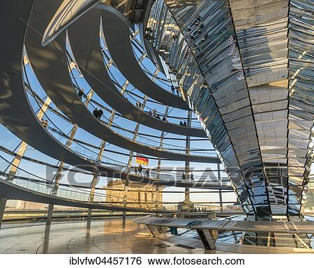 Interior of Reichstag dome with visitors, Reichstag building, Bundestag, Berlin, Germany, Europe View Large Photo Image Stock Photograph - Interior of Reichstag dome with visitors, Reichstag building, Bundestag, Berlin, Germany, Europe. Fotosearch