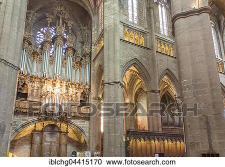 Interior view, Notre-Dame Cathedral, 12th-16th century, Rodez, Aveyron, Languedoc-Roussillon-Midi-Pyrénées, France, Europe View Large Photo Image Stock Image - Interior view, Notre-Dame Cathedral, 12th-16th century, Rodez, Aveyron, Languedoc-Roussillon-Midi-Pyrénées, France, Europe. Fotosearch