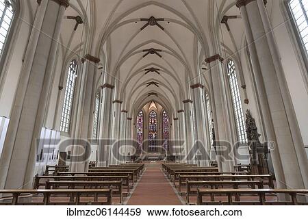 Interior with cross vault of the Liebfrauen Überwasser church, Münster, North Rhine-Westphalia, Germany, Europe View Large Photo Image Stock Photo - Interior with cross vault of the Liebfrauen Überwasser church, Münster, North Rhine-Westphalia, Germany, Europe. Fotosearch