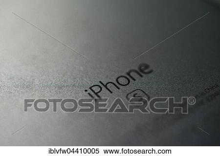 Stock Photography - iPhone decal on Apple iPhone 6s. Fotosearch