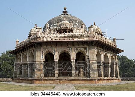 Isa Khan's Garden Tomb, Humayun's Tomb, New Delhi, India, Asia View Large Photo Image Stock Image - Isa Khan's Garden Tomb, Humayun's Tomb, New Delhi, India, Asia. Fotosearch