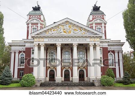 Ivan Vazov National Theater, Sofia, Bulgaria, Europe View Large Photo Image Stock Image - Ivan Vazov National Theater, Sofia, Bulgaria, Europe. Fotosearch