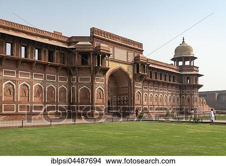 Jahangir Palace, Jahangiri Mahal, Agra Fort, Agra, Uttar Pradesh, India, Asia View Large Photo Image Picture - Jahangir Palace, Jahangiri Mahal, Agra Fort, Agra, Uttar Pradesh, India, Asia. Fotosearch