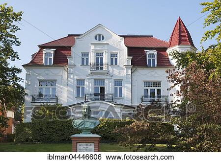 Kaiser Wilhelm Memorial in front of Villa Staudt, resort architecture, Heringsdorf, imperial baths, Usedom, Mecklenburg-Western Pomerania, Germany, Europe View Large Photo Image Stock Photograph - Kaiser Wilhelm Memorial in front of Villa Staudt, resort architecture, Heringsdorf, imperial baths, Usedom, Mecklenburg-Western Pomerania, Germany, Europe. Fotosearch