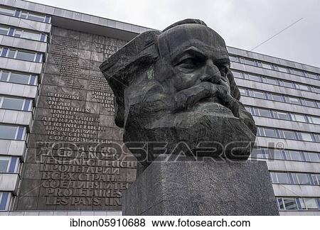 Karl Marx Monument, Chemnitz, Saxony, Germany, Europe View Large Photo Image Stock Photo - Karl Marx Monument, Chemnitz, Saxony, Germany, Europe. Fotosearch