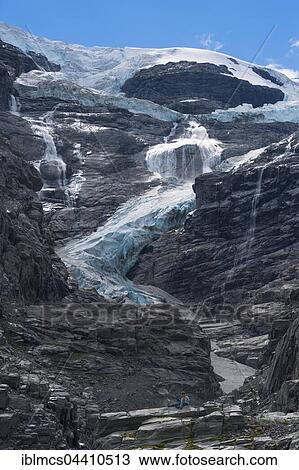 Kjenndalsbreen Glacier, Loen, Norway, Europe View Large Photo Image Stock Image - Kjenndalsbreen Glacier, Loen, Norway, Europe. Fotosearch