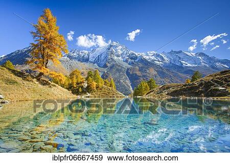 Lac Bleu, Dent de Perroc, Aiguille de la Tsa, Valais, Switzerland, Europe View Large Photo Image Stock Photo - Lac Bleu, Dent de Perroc, Aiguille de la Tsa, Valais, Switzerland, Europe. Fotosearch
