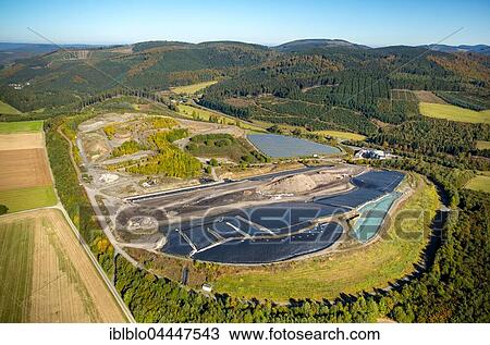 Landfill, aerial, Frielinghausen, Meschede, Sauerland, North Rhine-Westphalia, Germany, Europe View Large Photo Image Stock Image - Landfill, aerial, Frielinghausen, Meschede, Sauerland, North Rhine-Westphalia, Germany, Europe. Fotosearch