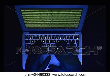Laptop, computer hacking, symbolic image, cybercrime, data protection View Large Photo Image Stock Photo - Laptop, computer hacking, symbolic image, cybercrime, data protection. Fotosearch