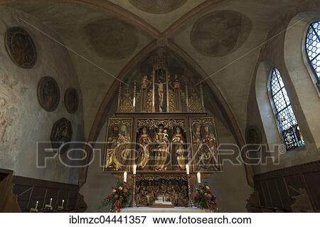 Late Gothic winged altar from Michael Wolgemut, St. Egidienkirche, Late Gothic hall church from 1488 Beerbach, Middle Franconia, Bavaria, Germany, Europe View Large Photo Image Stock Photo - Late Gothic winged altar from Michael Wolgemut, St. Egidienkirche, Late Gothic hall church from 1488 Beerbach, Middle Franconia, Bavaria, Germany, Europe. Fotosearch