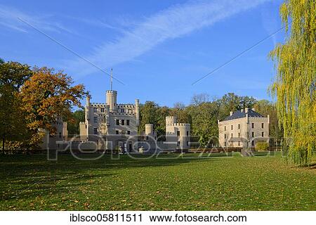 Stock Image - Letzlingen hunting lodge, Saxony-Anhalt, Germany, Europe. Fotosearch