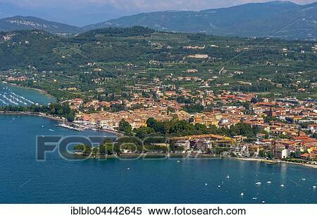 Lido Mirabello Beach, Bardolino, Lake Garda, Veneto, Italy, Europe View Large Photo Image Stock Photography - Lido Mirabello Beach, Bardolino, Lake Garda, Veneto, Italy, Europe. Fotosearch