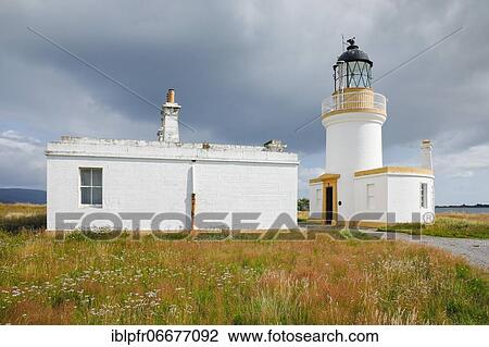 Lighthouse at Chanonry Point, Scotland, Great Britain View Large Photo Image Stock Image - Lighthouse at Chanonry Point, Scotland, Great Britain. Fotosearch