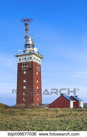 Stock Photograph - Lighthouse on Helgoland, Germany, Europe. Fotosearch