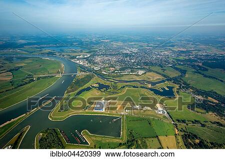 Lippe estuary flowing into Rhine, Lippe delta, Wesel, Ruhr district, Lower Rhine, North Rhine-Westphalia, Germany, Europe View Large Photo Image Stock Photo - Lippe estuary flowing into Rhine, Lippe delta, Wesel, Ruhr district, Lower Rhine, North Rhine-Westphalia, Germany, Europe. Fotosearch