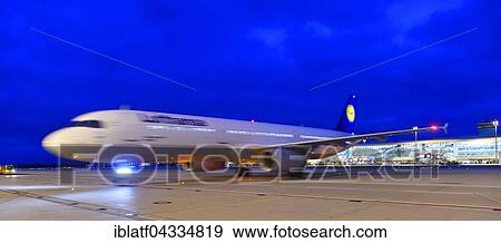 Lufthansa, Airbus, rolling in at Terminal 2, MUC, Munich Airport, Bavaria, Germany, Europe View Large Photo Image Stock Photo - Lufthansa, Airbus, rolling in at Terminal 2, MUC, Munich Airport, Bavaria, Germany, Europe. Fotosearch