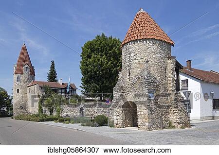 Maderturm, Abensberg, Lower Bavaria, Bavaria, Germany, Europe View Large Photo Image Stock Photo - Maderturm, Abensberg, Lower Bavaria, Bavaria, Germany, Europe. Fotosearch