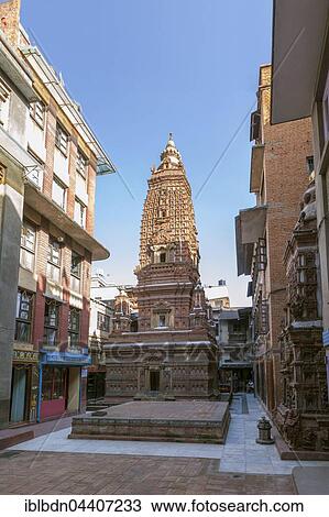 Mahabuddha temple, Patan, Nepal, Asia View Large Photo Image Stock Image - Mahabuddha temple, Patan, Nepal, Asia. Fotosearch