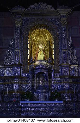 Main altar, hammered silver, church and former monastery Iglesia de Santo Domingo de Guzmán, San Cristóbal de La Laguna, Tenerife, Canary Islands, Spain, Europe View Large Photo Image Stock Photo - Main altar, hammered silver, church and former monastery Iglesia de Santo Domingo de Guzmán, San Cristóbal de La Laguna, Tenerife, Canary Islands, Spain, Europe. Fotosearch