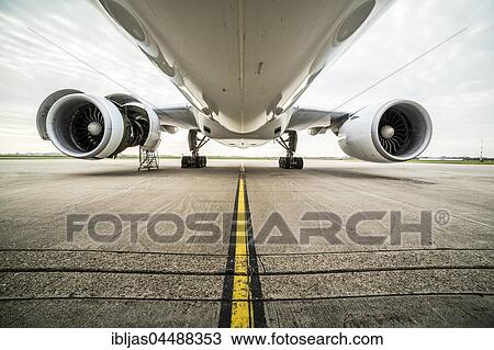 Maintenance of a big airplane, Schiphol Airport, Amsterdam, Netherlands View Large Photo Image Stock Image - Maintenance of a big airplane, Schiphol Airport, Amsterdam, Netherlands. Fotosearch