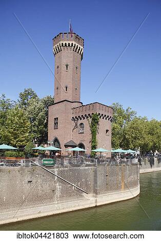 Malakoff Tower and Hafenterrasse café, Rheinauhafen, Cologne, North Rhine-Westphalia, Germany, Europe View Large Photo Image Stock Image - Malakoff Tower and Hafenterrasse café, Rheinauhafen, Cologne, North Rhine-Westphalia, Germany, Europe. Fotosearch