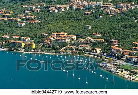 Malcesine, Lake Garda, Veneto, Italy, Europe View Large Photo Image Stock Photo - Malcesine, Lake Garda, Veneto, Italy, Europe. Fotosearch
