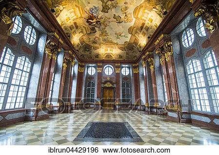 Marble hall with its painted ceiling, Melk Abbey, Melk, Wachau, Austria, Europe View Large Photo Image Stock Photograph - Marble hall with its painted ceiling, Melk Abbey, Melk, Wachau, Austria, Europe. Fotosearch