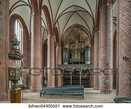 Marienkirche, interior with organ loft, Stendal, Saxony-Anhalt, Germany, Europe View Large Photo Image Stock Image - Marienkirche, interior with organ loft, Stendal, Saxony-Anhalt, Germany, Europe. Fotosearch
