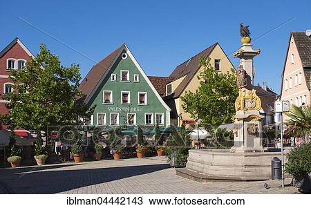 Market square with Markgrafen-Brunnen fountain, Roth, Middle Franconia, Franconia, Bavaria, Germany, Europe View Large Photo Image Stock Image - Market square with Markgrafen-Brunnen fountain, Roth, Middle Franconia, Franconia, Bavaria, Germany, Europe. Fotosearch