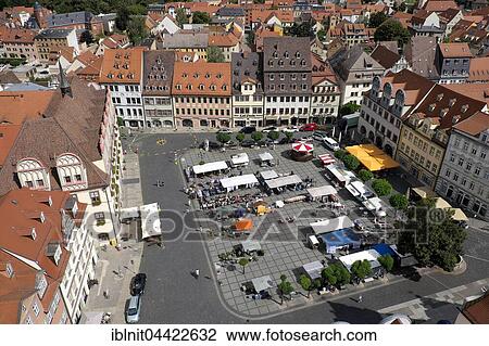 Marketplace from above, Naumburg, Saxony-Anhalt, Germany, Europe View Large Photo Image Stock Image - Marketplace from above, Naumburg, Saxony-Anhalt, Germany, Europe. Fotosearch