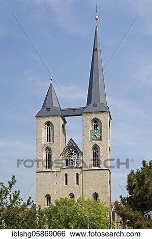 Martini Church, Halberstadt, Saxony-Anhalt, Germany, Europe View Large Photo Image Stock Photograph - Martini Church, Halberstadt, Saxony-Anhalt, Germany, Europe. Fotosearch