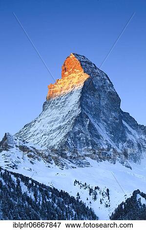 Matterhorn, 4478 (m), Zermatt, Valais, Switzerland, Europe View Large Photo Image Stock Photo - Matterhorn, 4478 (m), Zermatt, Valais, Switzerland, Europe. Fotosearch