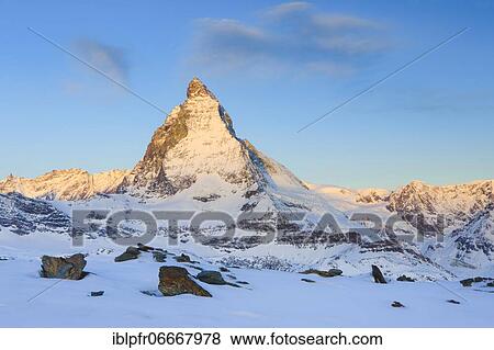 Matterhorn, 4478 m, Zermatt, Valais, Switzerland, Europe View Large Photo Image Stock Photo - Matterhorn, 4478 m, Zermatt, Valais, Switzerland, Europe. Fotosearch