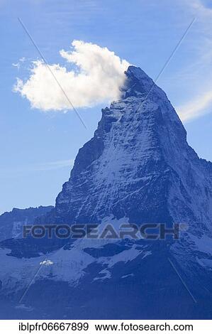 Matterhorn, Valais, Switzerland, Europe View Large Photo Image Stock Photo - Matterhorn, Valais, Switzerland, Europe. Fotosearch