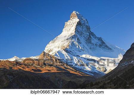 Matterhorn, Valais, Switzerland, Europe View Large Photo Image Stock Photo - Matterhorn, Valais, Switzerland, Europe. Fotosearch